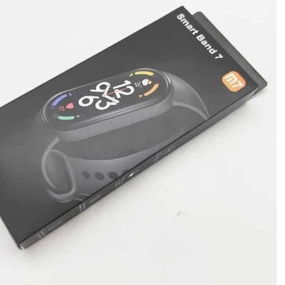 Smart Band 7 Black Multifunction Fitness Tracker Blood Oxygen  Bluetooth - Picture 2 of 13